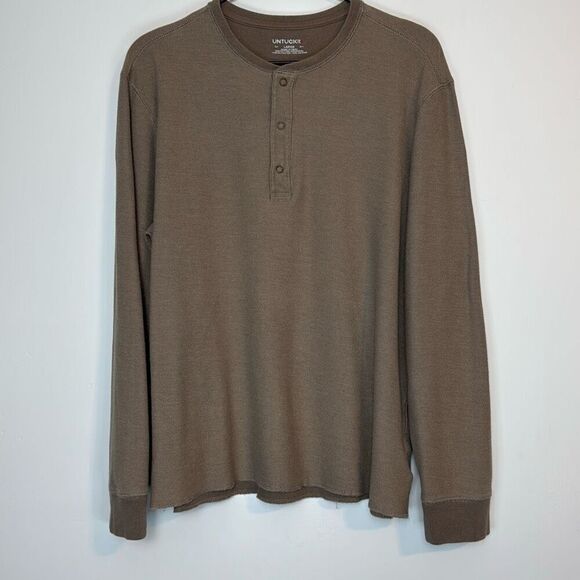 Untuckit Schrok Thermal Henley L - Picture 1 of 6